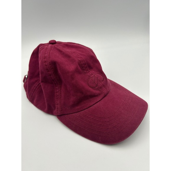 Unbranded Other - Burgundy Cotton Baseball Cap Infinity Logo Adjustable Dad Hat Maroon